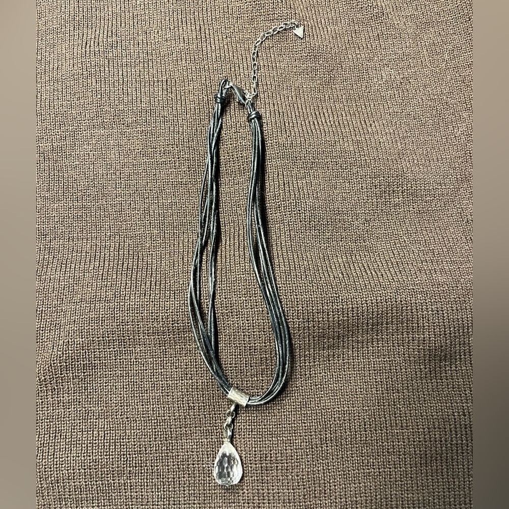 Silpada Silver and Crystal Necklace
